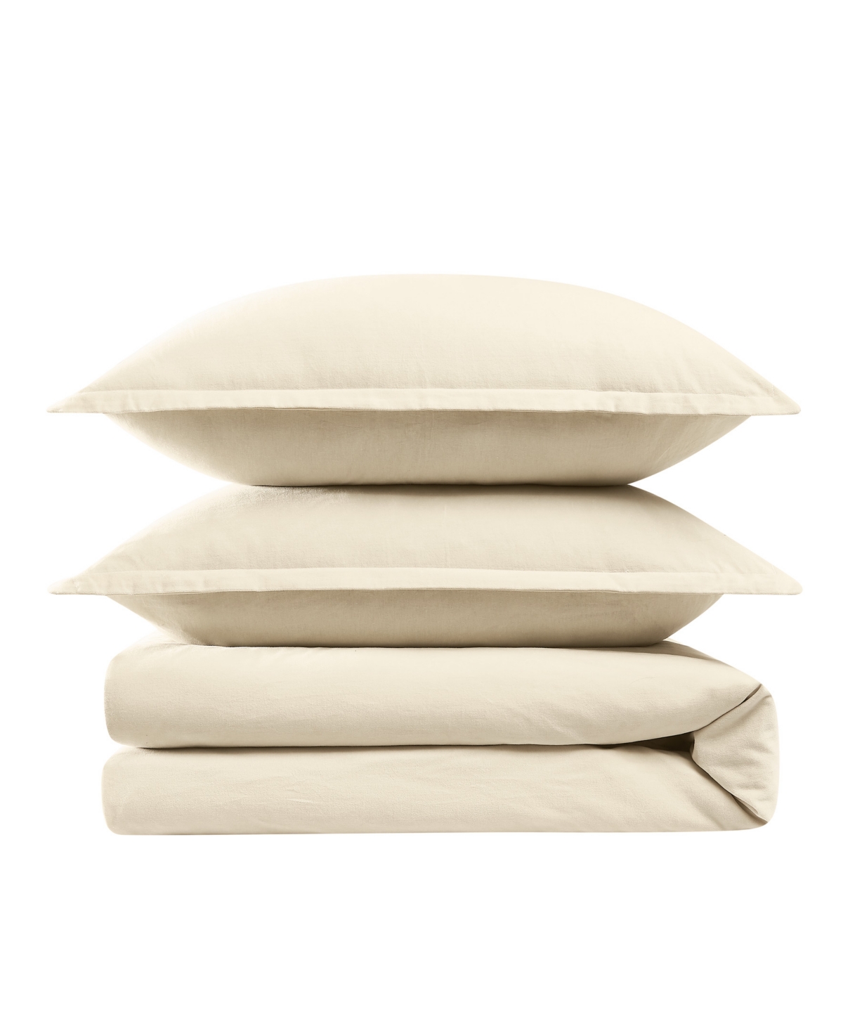 Brooklyn Loom Matte Cotton Velvet 3-Piece Duvet Cover Set