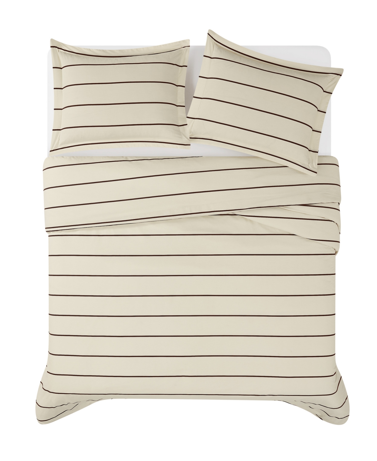 Brooklyn Loom Hayward Stripe 3-Piece Comforter Set