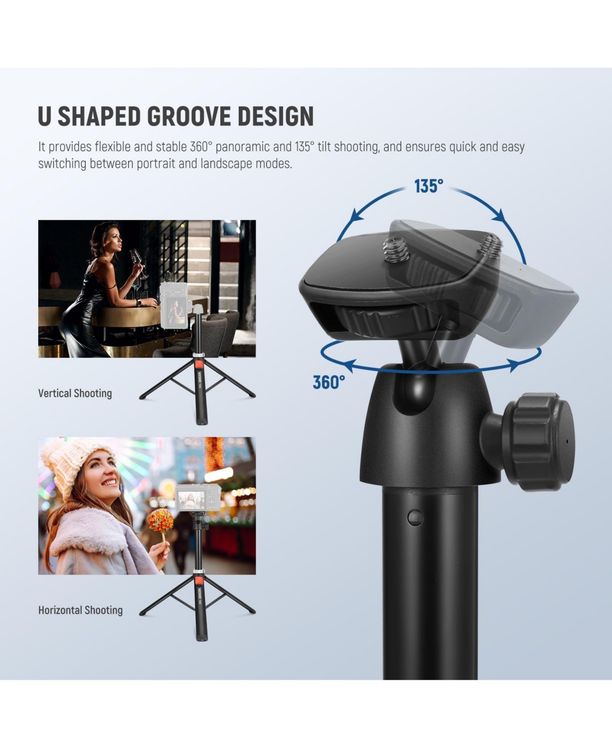 Neewer TS05 Camera Tripod for select iPhone models