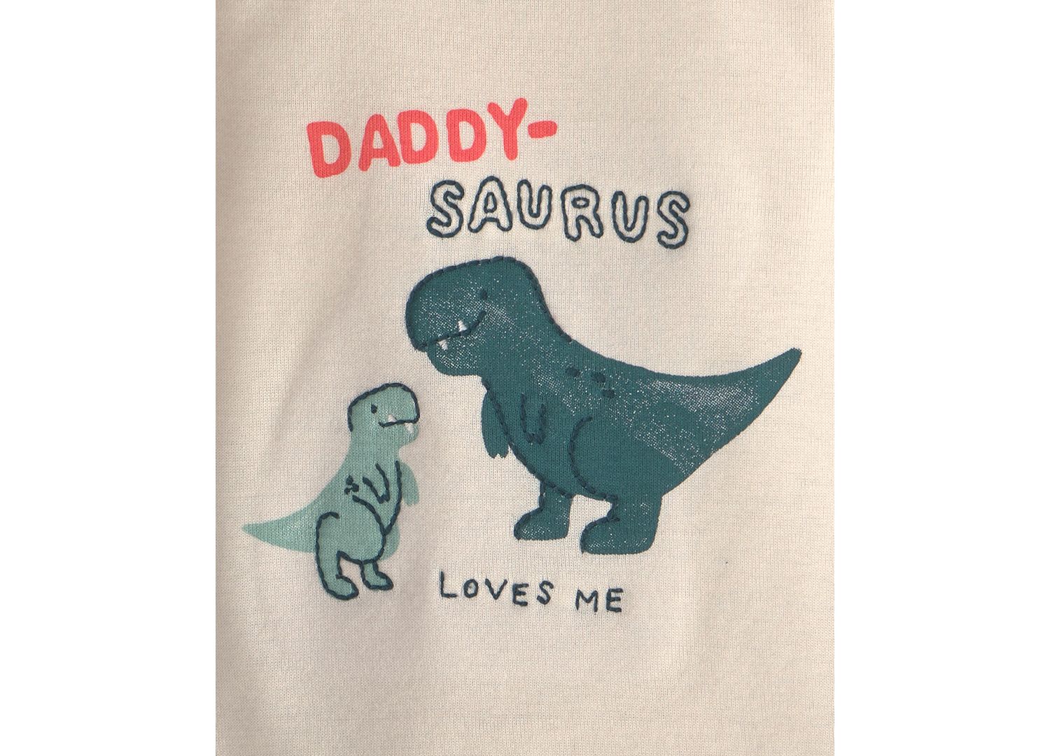 Боди и штаны с длинными рукавами для папы маленьких мальчиков-Saurus Loves Me, комплект из 2 предметов