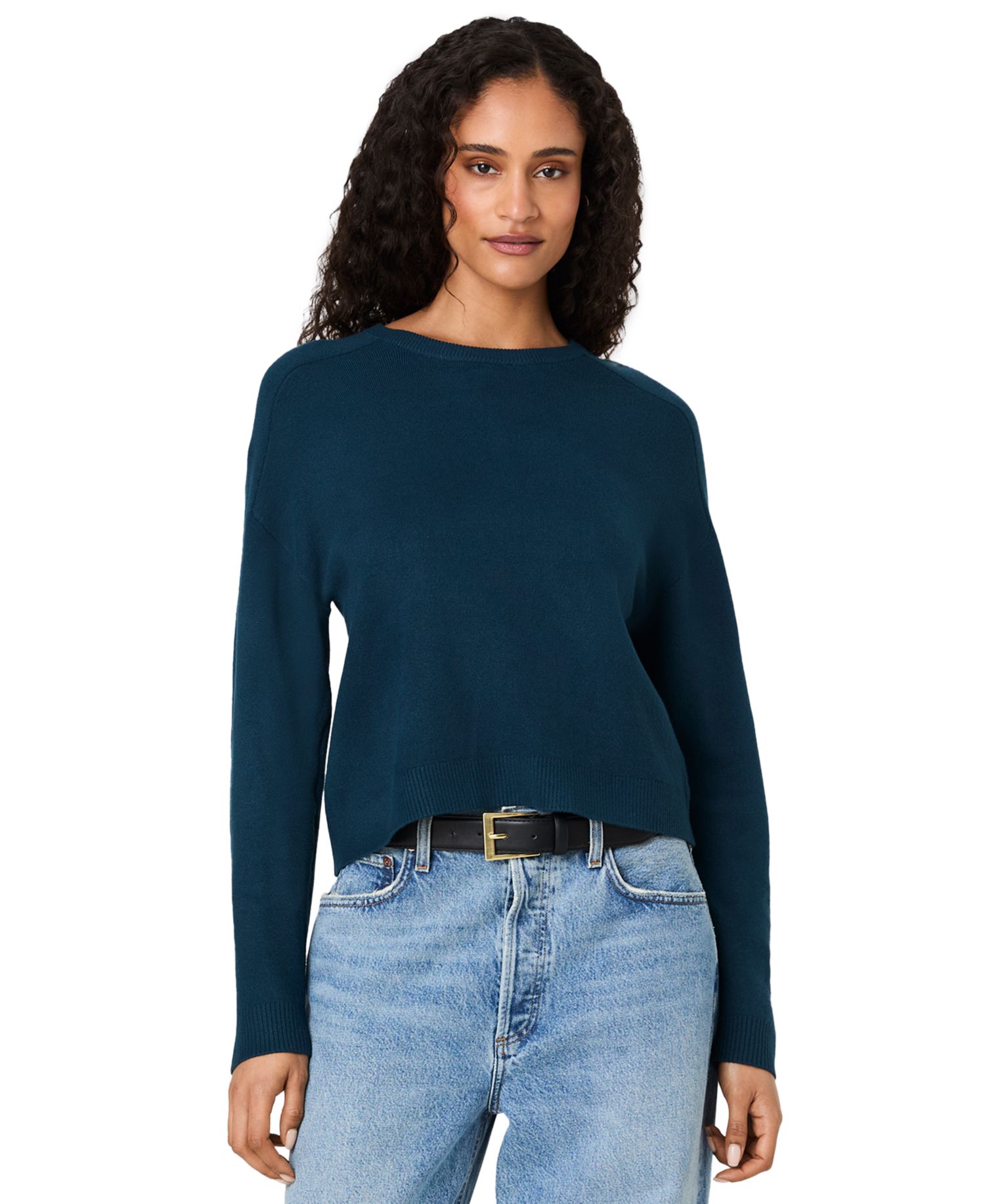 Women's Babysoft Oversized Crewneck Long-Sleeve Sweater