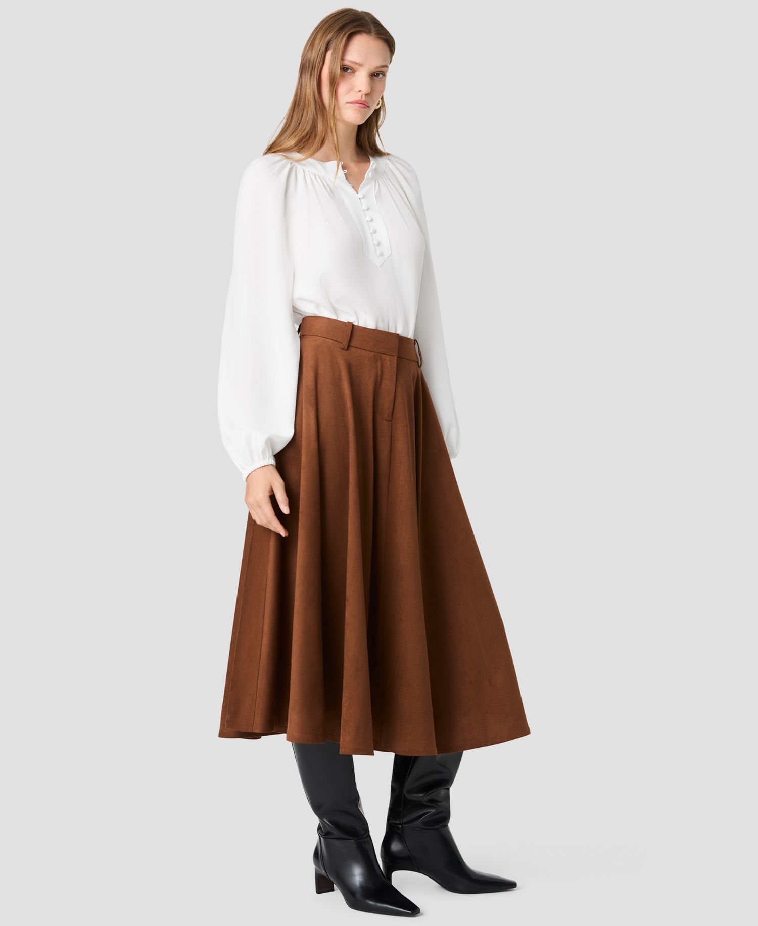 Women's Sonja Flare Midi Skirt