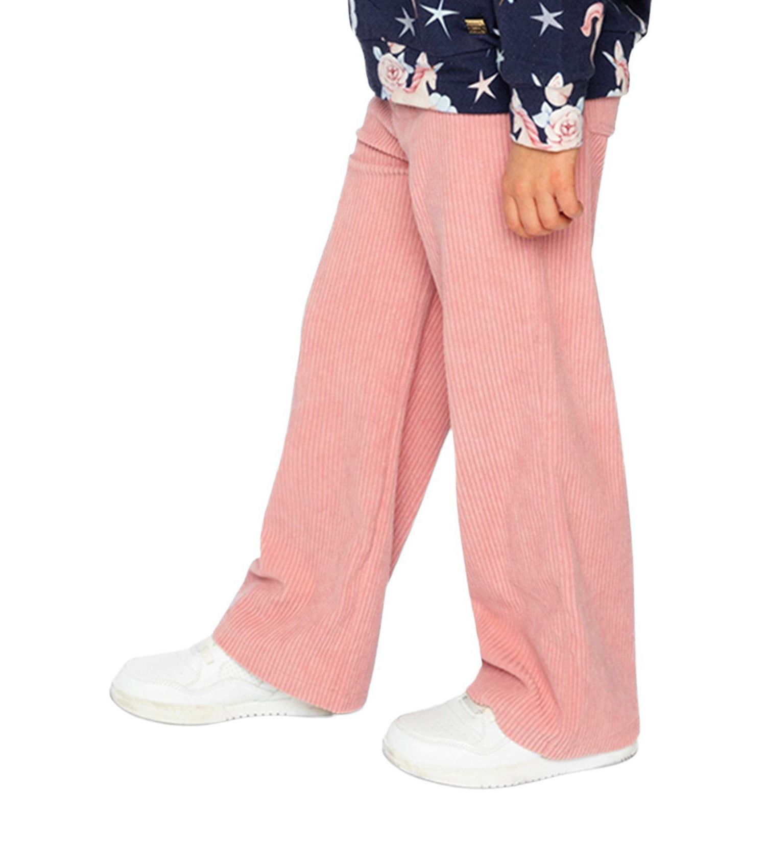 Big Girls (6Y - 14Y) Stretch Corduroy Wide Leg Pants