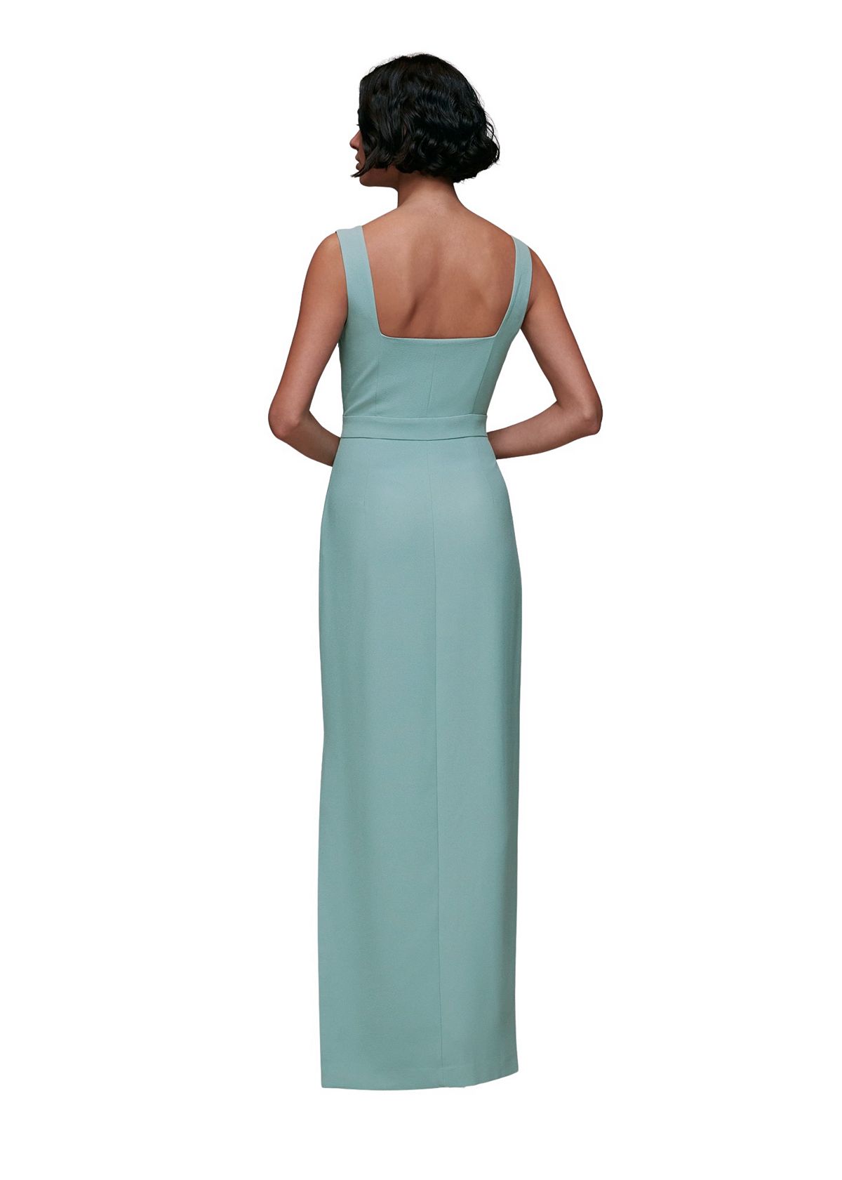 Whistles Women's Mila Square Neck Maxi Dress view 2 — MAYCSS fashion products