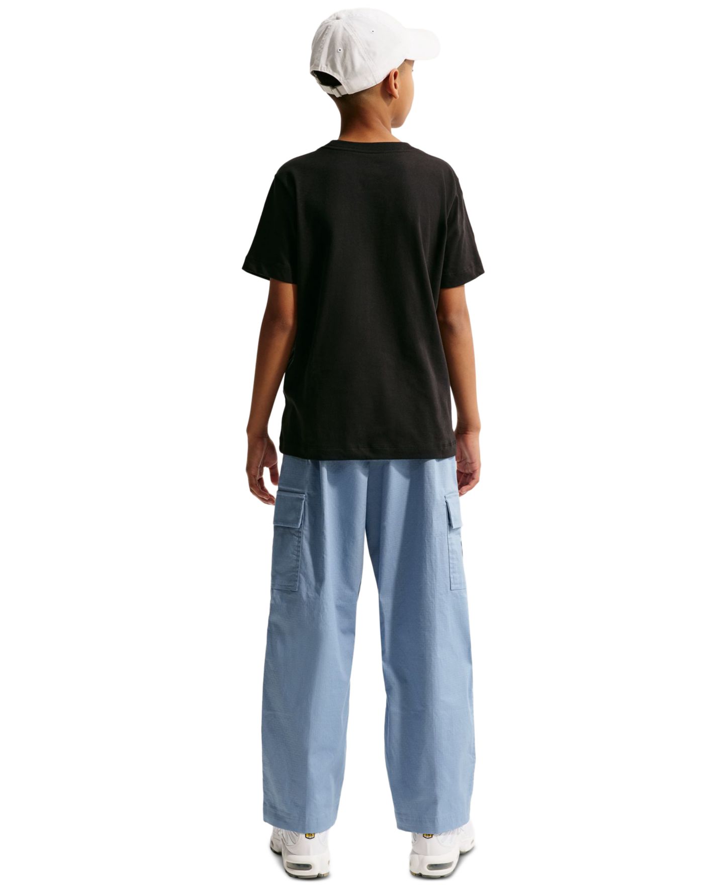 Детская футболка Nike Sportswear 8-20 Short-Sleeve T-Shirt, цвет: Чёрный — фото 6