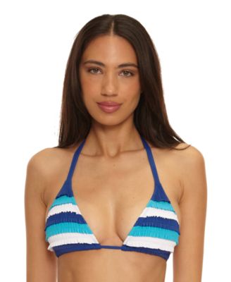 Women's Flamingo Cheryl Shirred Triangle Bikini Top