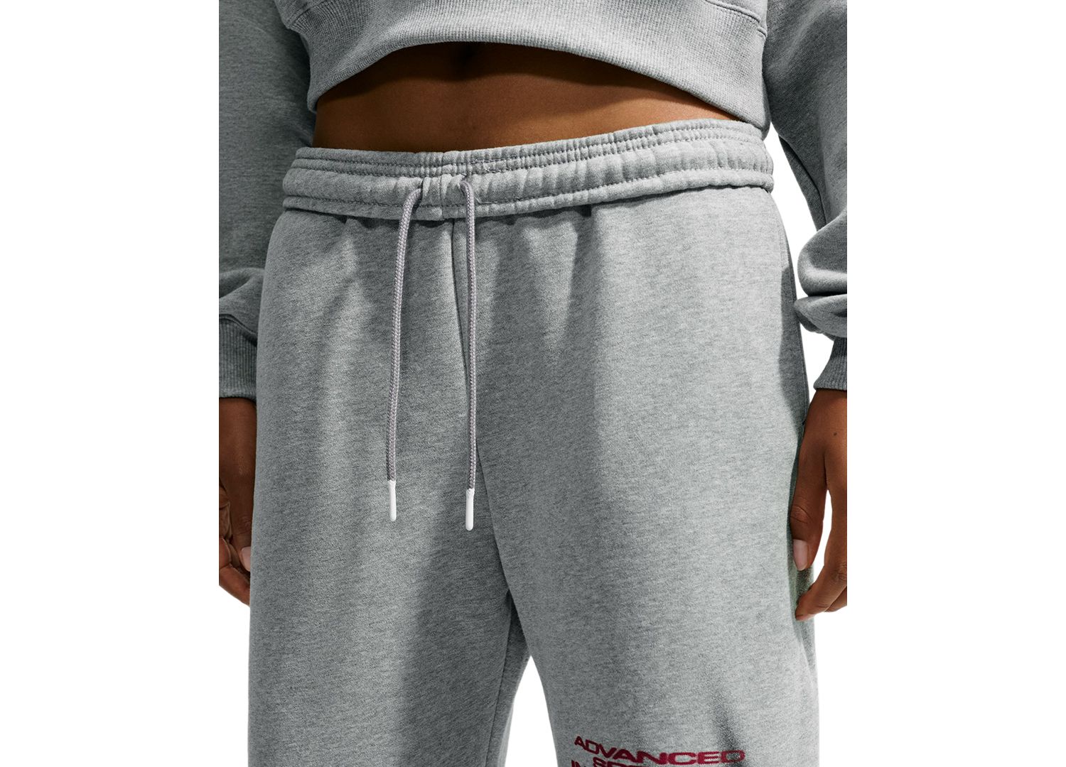 Women's Studio Fleece Medium Weight Oversized High-Rise Straight-Leg Graphic Pants