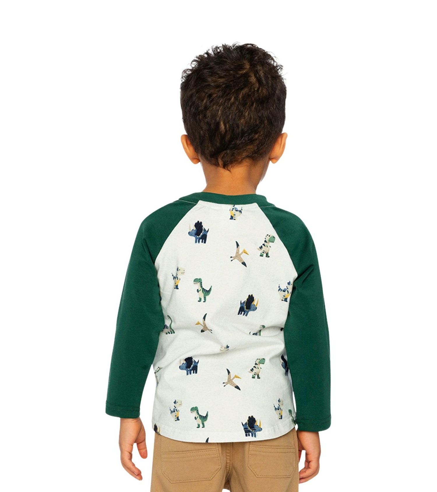 Little Boys (6Y-8Y) Long Sleeve Raglan T-Shirt