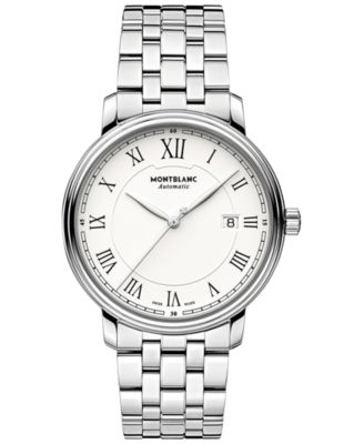 Montblanc - Men's Swiss Automatic Tradition Stainless Steel Bracelet Watch 40mm 112610
