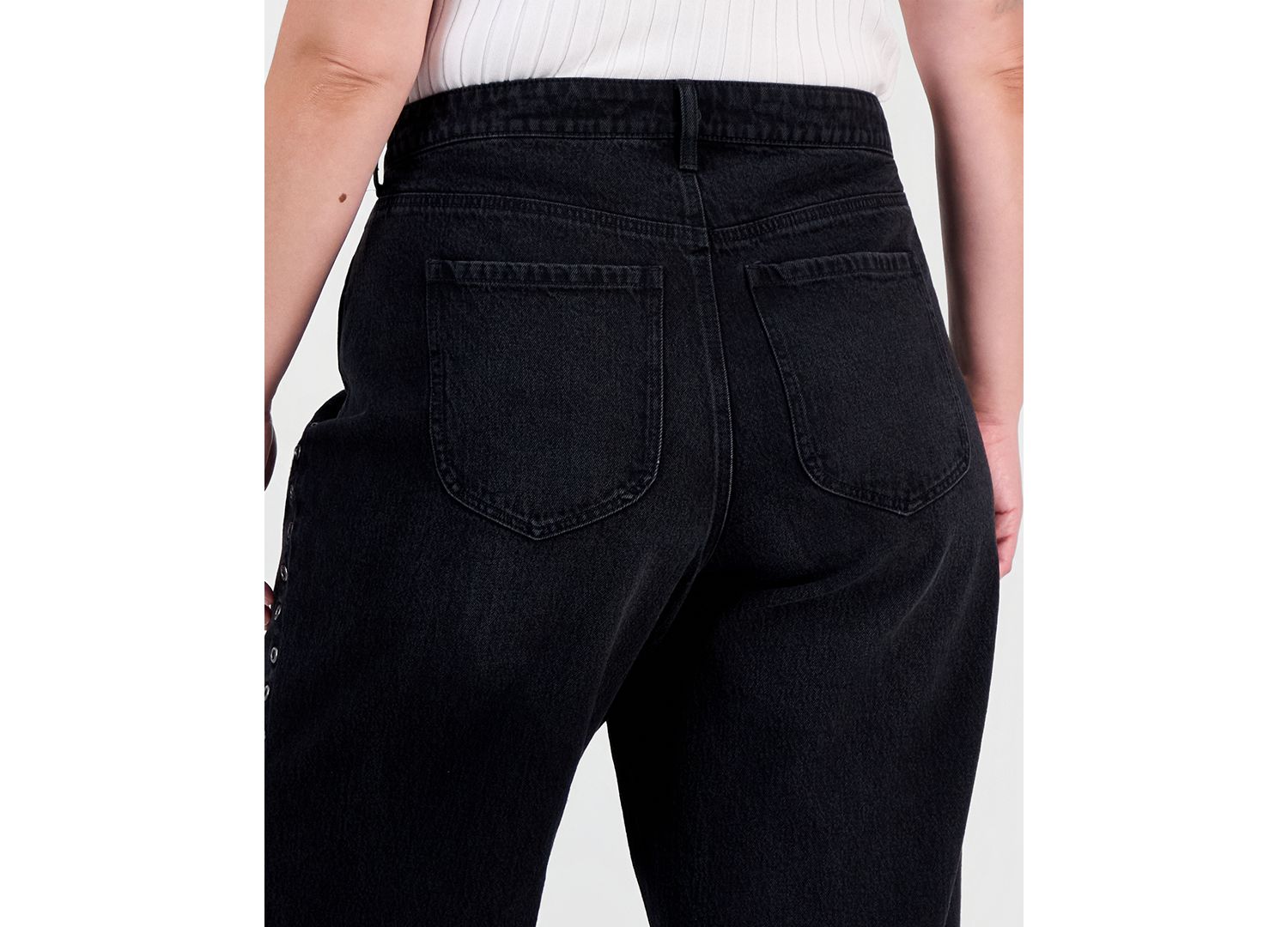 Trendy Plus Size Wide-Leg Jeans
