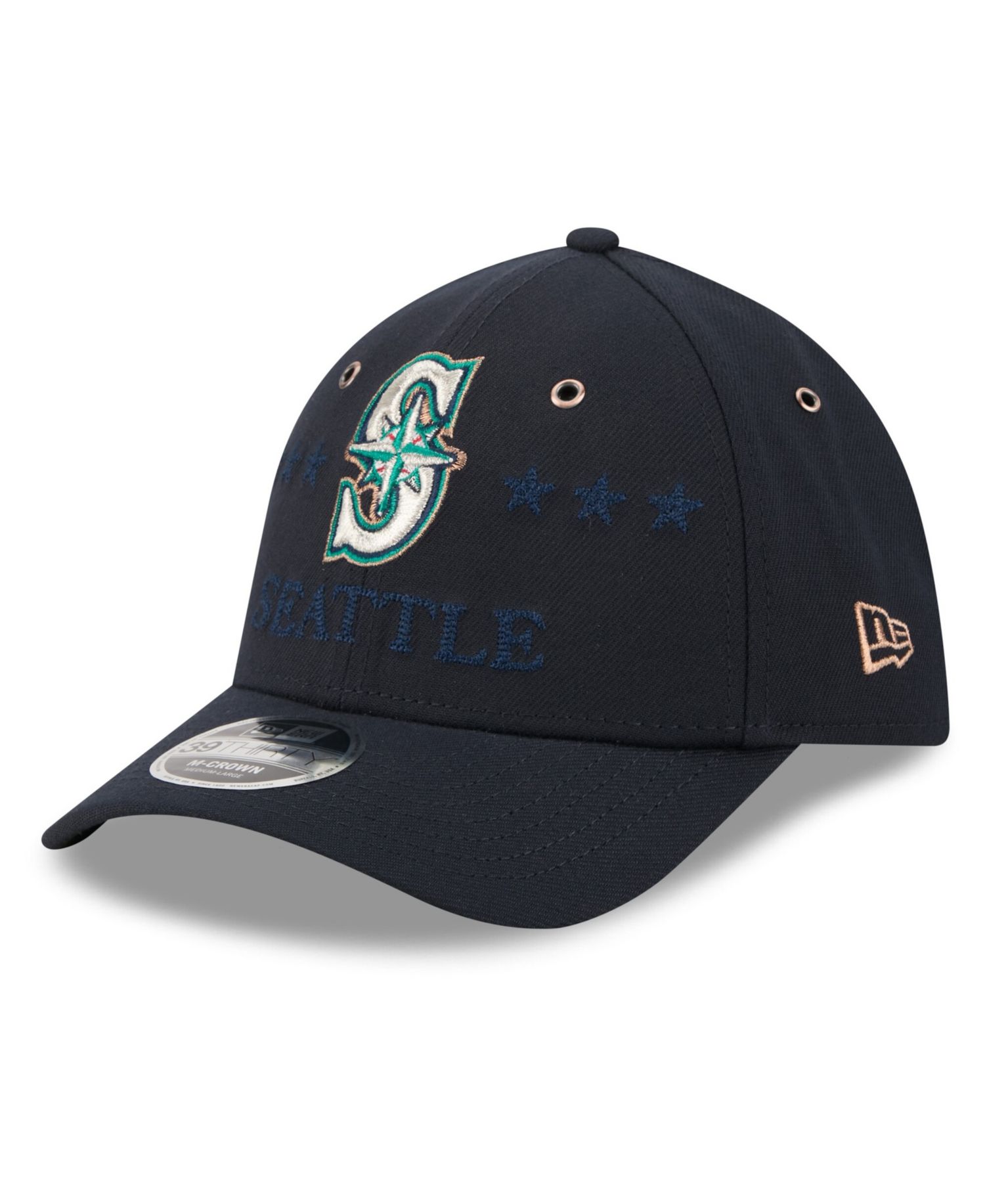Men's Navy Seattle Mariners 2026 MLB All-Star Game 39THIRTY Flex Hat