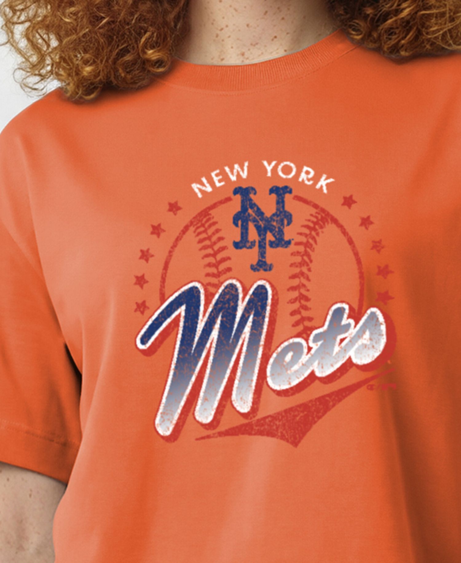 Women's Orange New York Mets All-Star T-Shirt