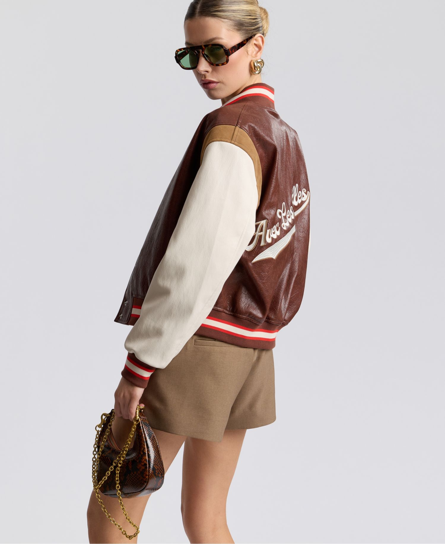 Women's Logo Varsity Colorblock Jacket