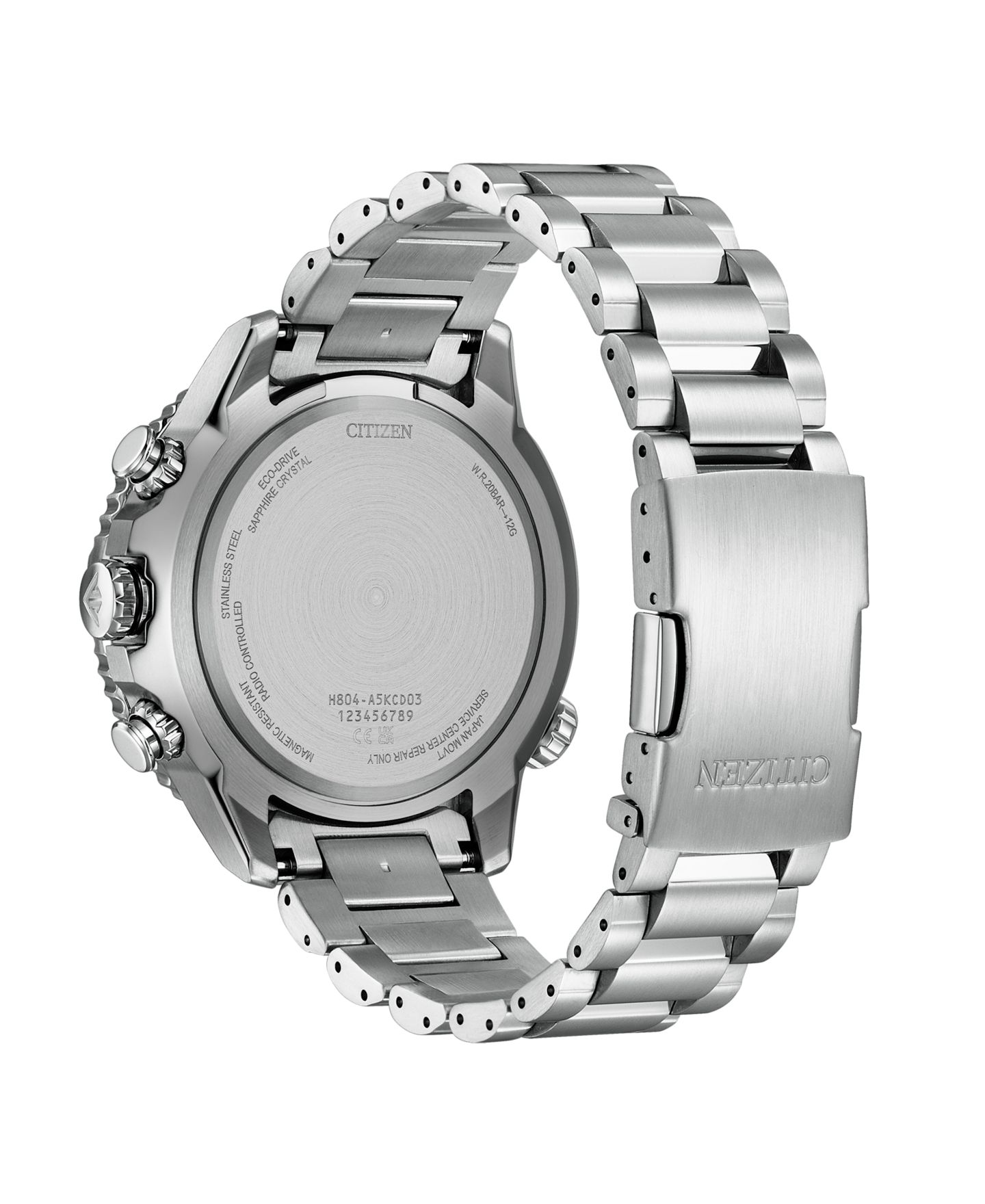 Мужские часы Citizen Limited Edition Promaster Air Navihawk Silver-Tone Stainless Steel Bracelet Watch, 48mm — фото 5