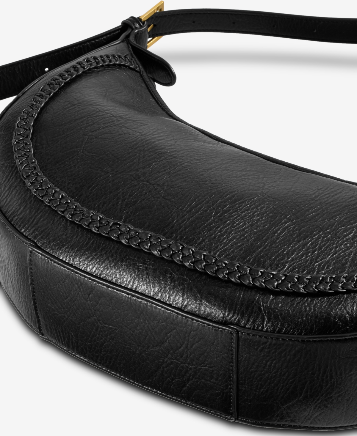 Style & Co Braided-Edge Crescent Bag, Macy's Exclusive
