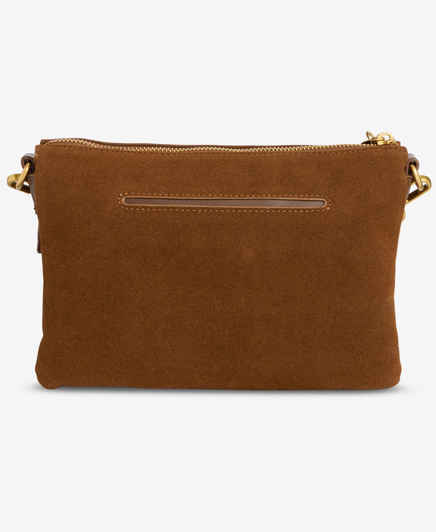 Floral Embroidered Double-Compartment Crossbody Bag