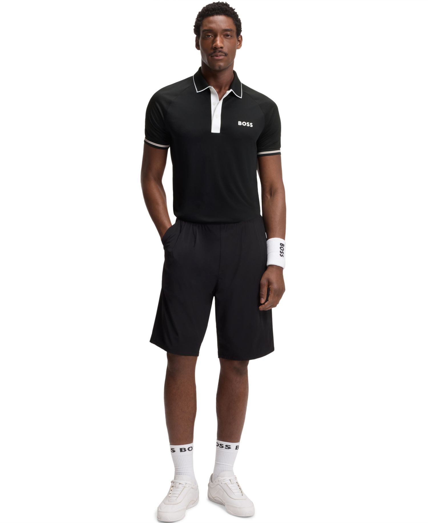 Men's Moisture Management Slim-Fit Polo Shirt