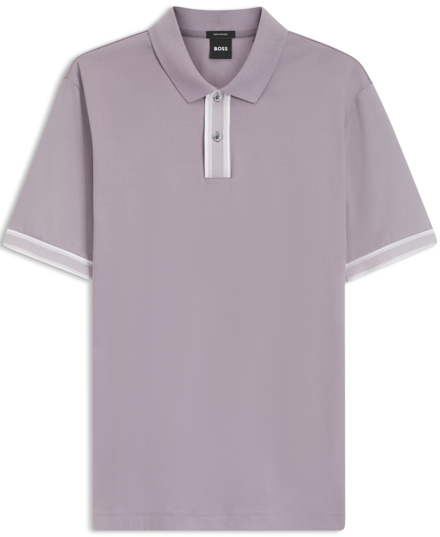 Men's Mercerized-Cotton Regular-Fit Polo Shirt