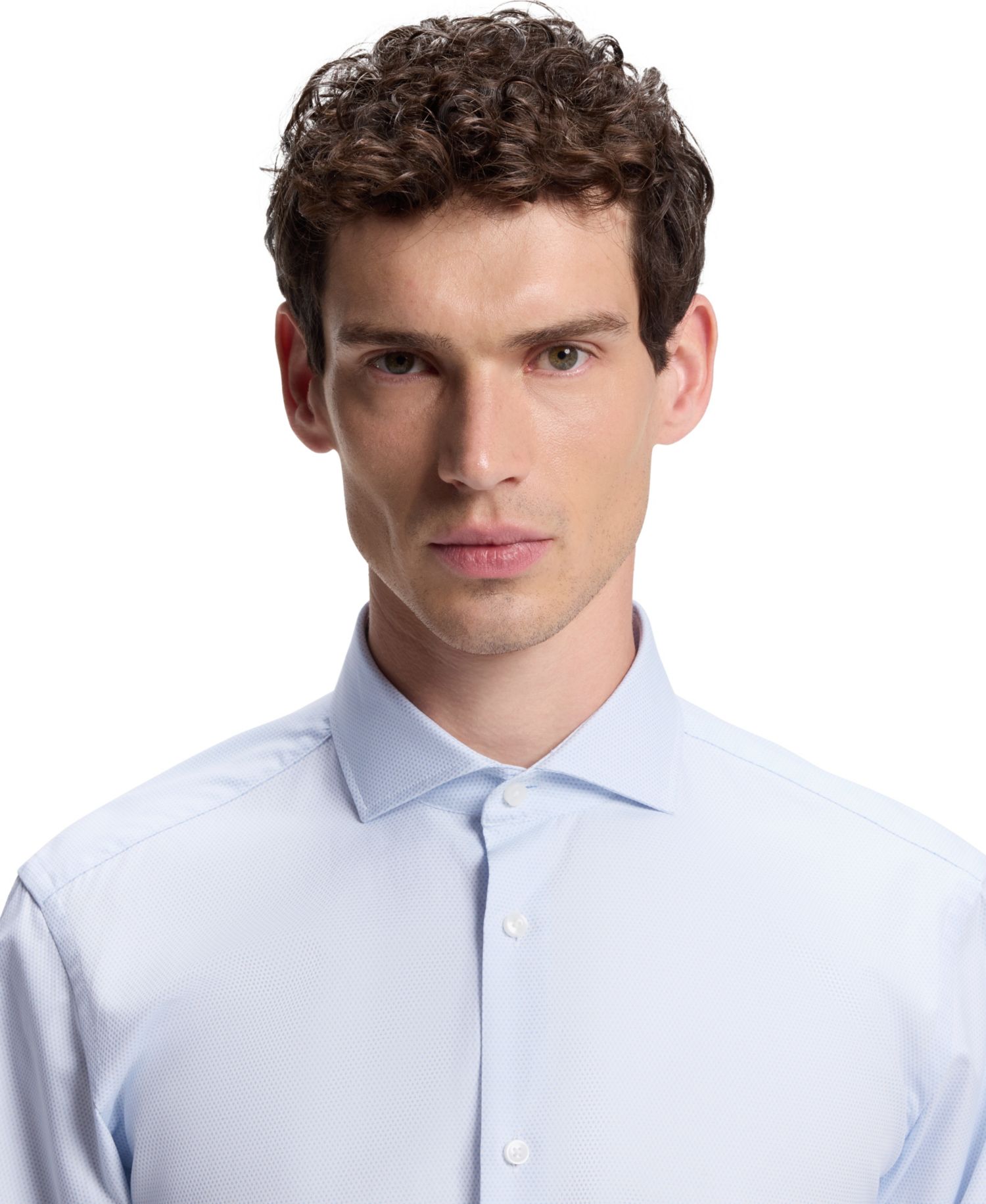 BOSS by Men's Structured Cotton Regular-Fit Dress Shirt