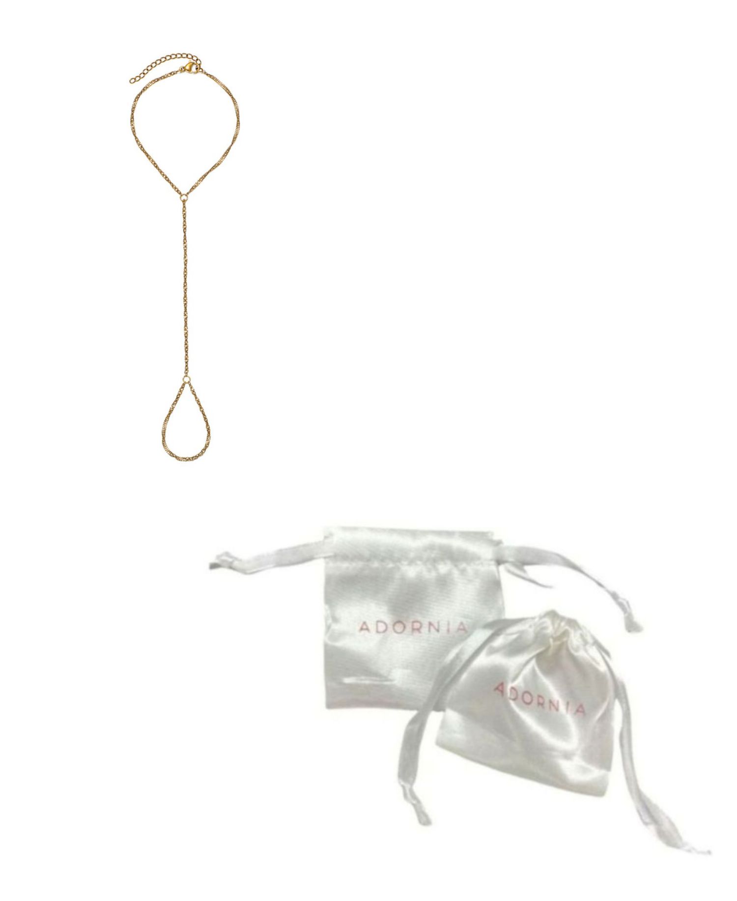 Tarnish Resistant Gold V Handchain