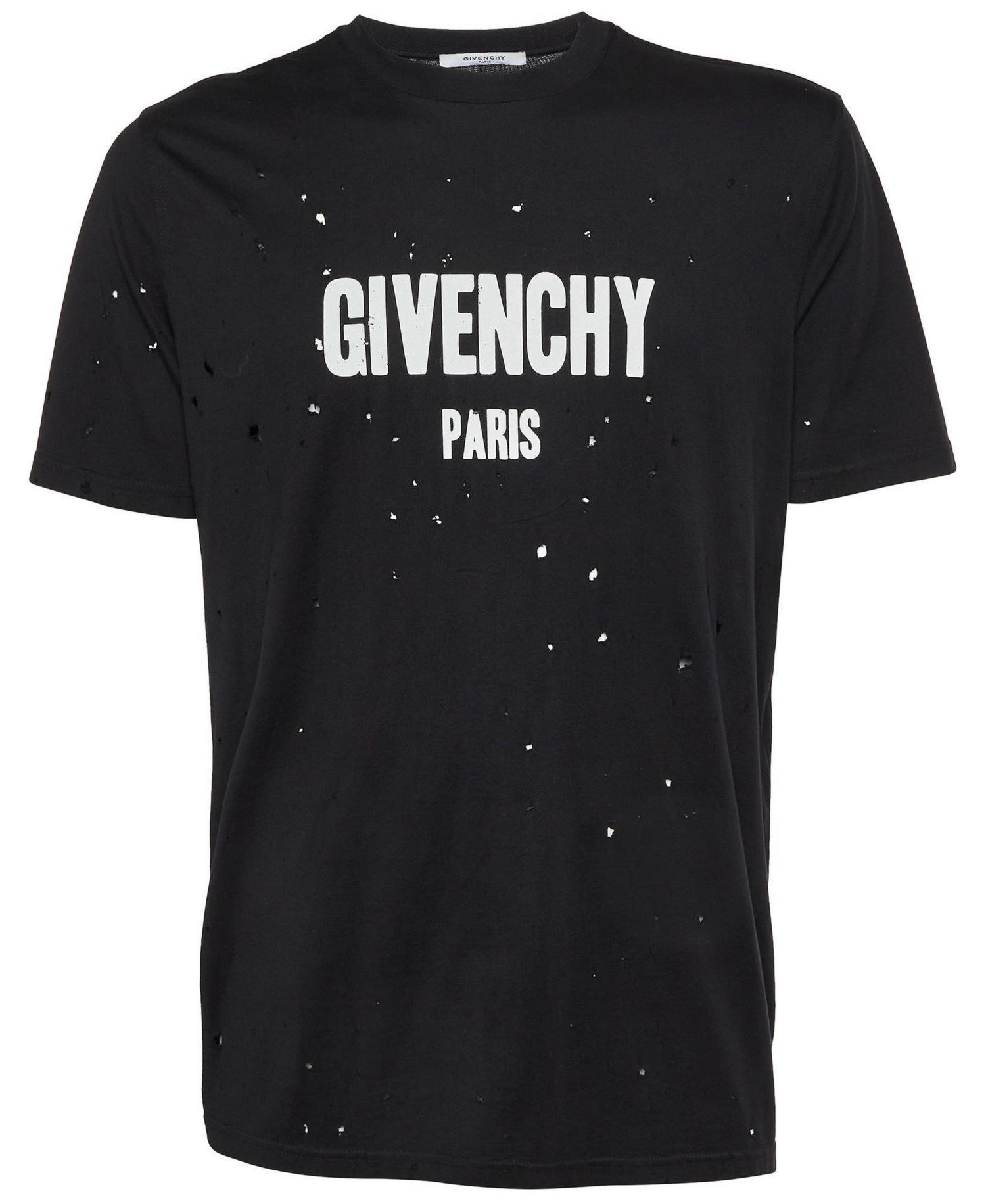 Women's Distressed Logo Cotton T-Shirt