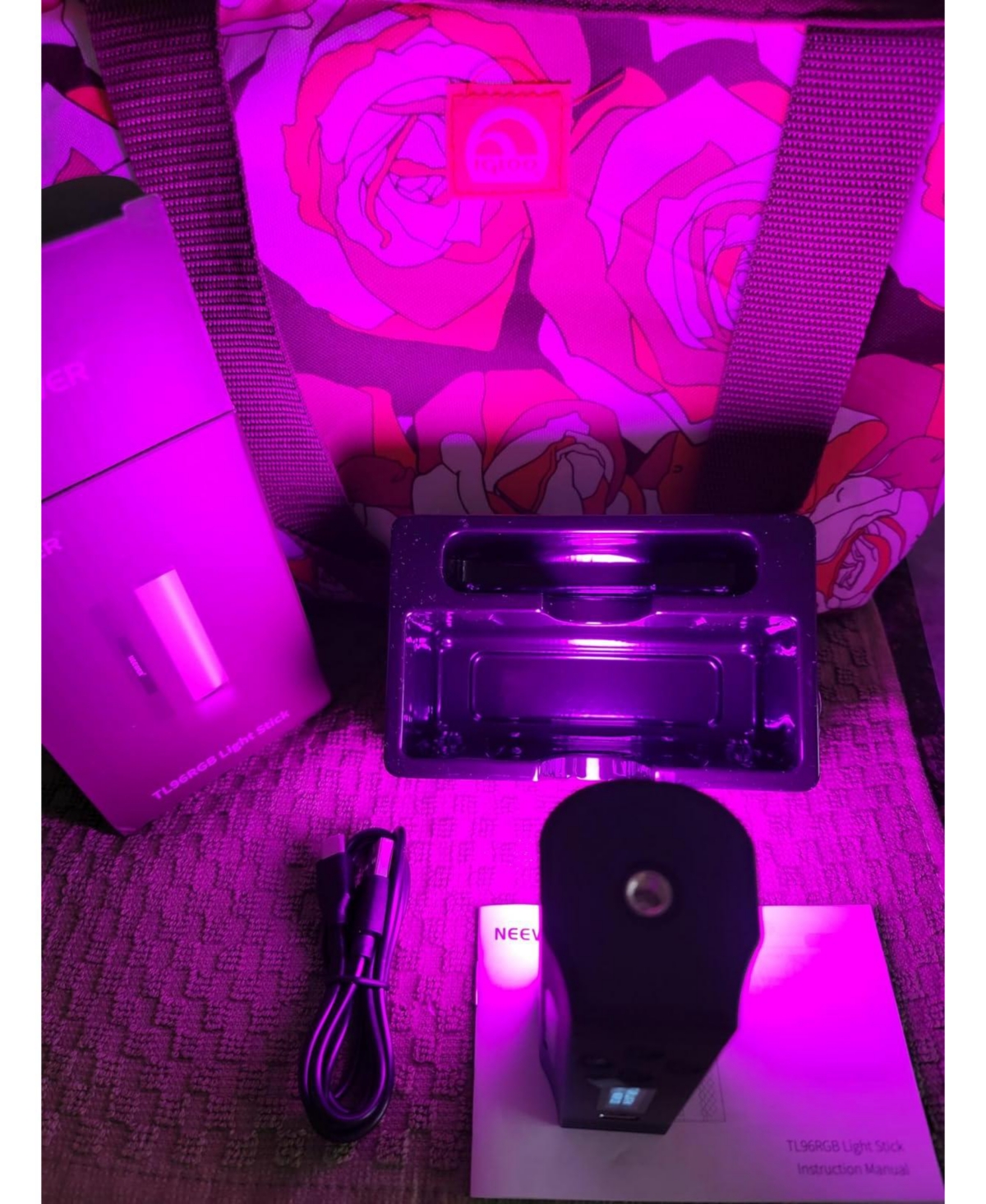 Neewer TL96RGB Led Video Light with 2500mAh, 8500K, RGB
