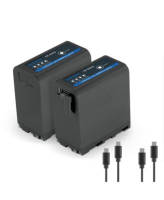 NP-F970 Camera Battery and Charger with 7800mAh, 20W, USB C for Sony NP-F-series devices