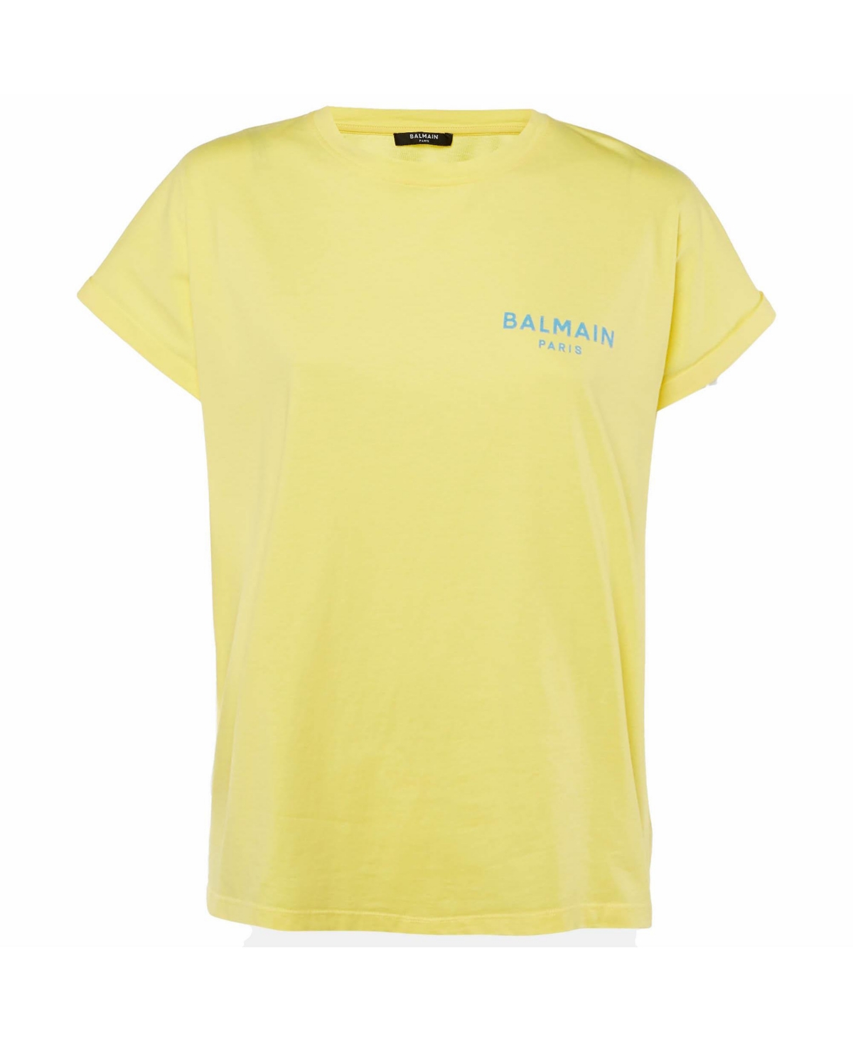 Pre-Owned Balmain Women's Logo Print Cotton T-Shirt