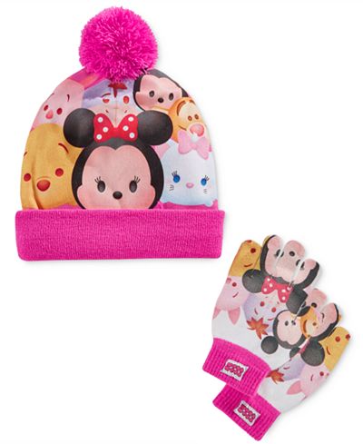 Berkshire Toddler Girls' 2-Pc. Tsum Tsum Hat & Gloves Set