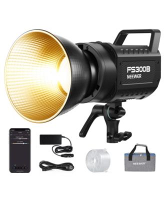 FS300B LED Video Light with 300W, 44500Lux, 2700K-6500K for Photography and Video