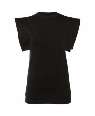 Women's Zelipa Padded Shoulder Cotton T-Shirt