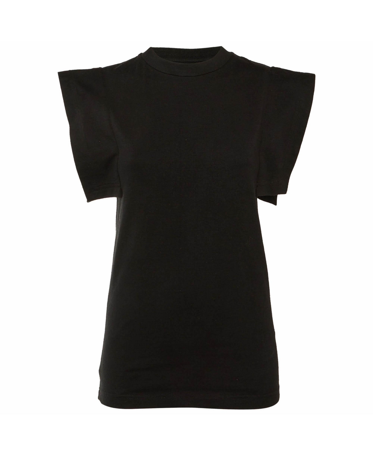 Pre-Owned Isabel Marant Women's Zelipa Padded Shoulder Cotton T-Shirt - Black
