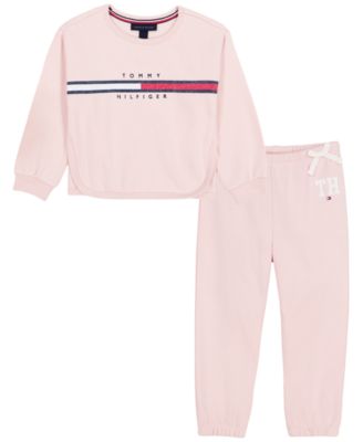 Girls' 2T-6X Long-Sleeve Sweatshirt and Pants, 2-Piece Set