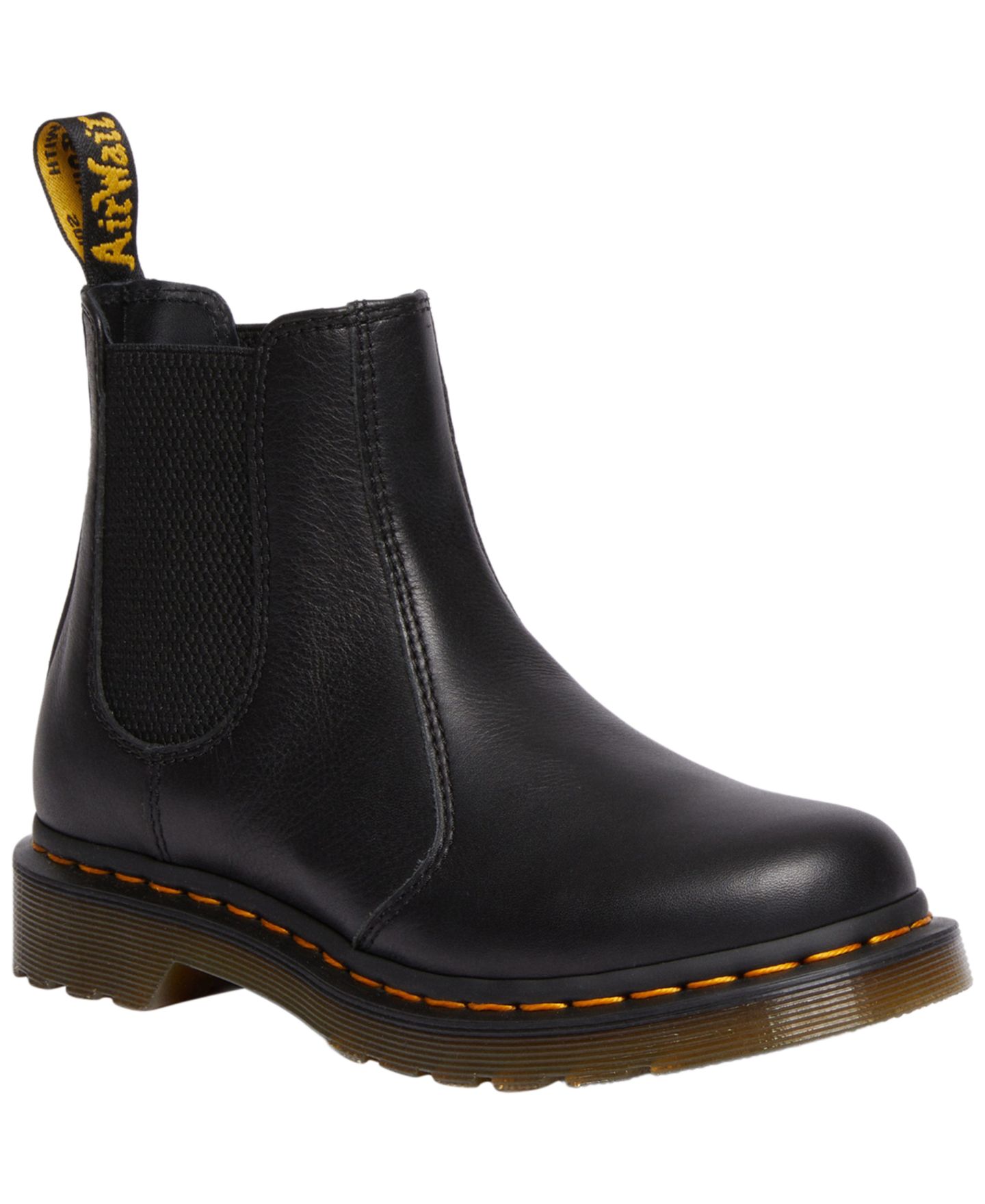 Женские ботинки Dr. Martens 2976 Virginia Leather Chelsea Pull-On Booties, цвет: Чёрный — фото 1