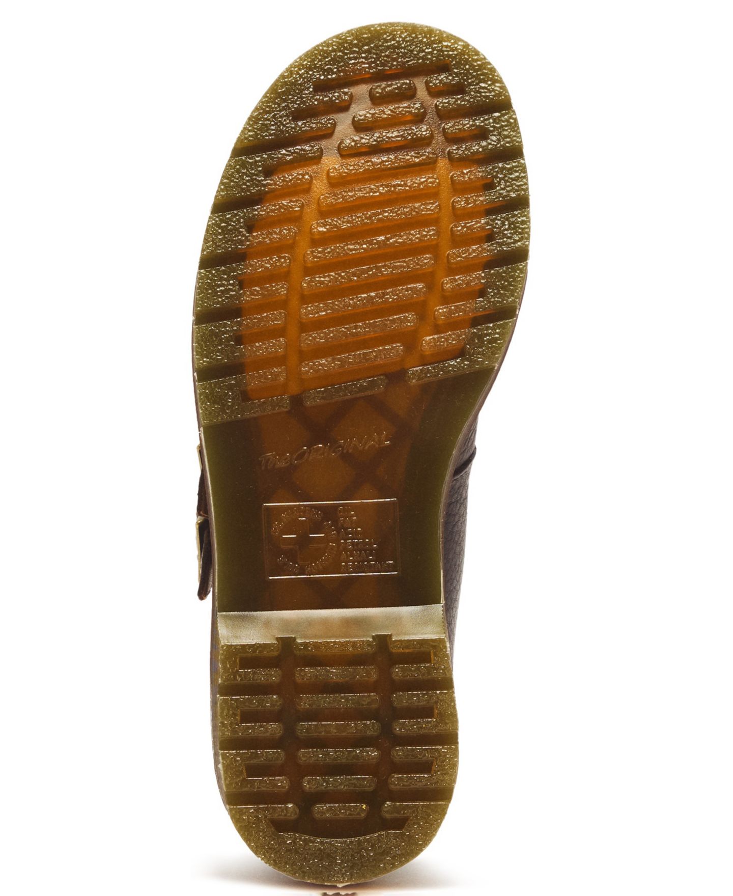 Женские кожаные туфли Мэри Джейн Dr. Martens 8065 Ambassador с круглым носком, цвет: Тёмный коричневый — фото 4