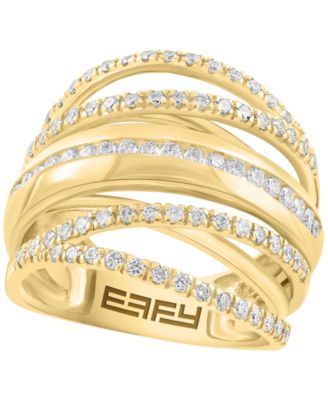 Diamond (7/8 ct. t.w.) Ring in 14k Yellow Gold (Also in 14k White Gold)