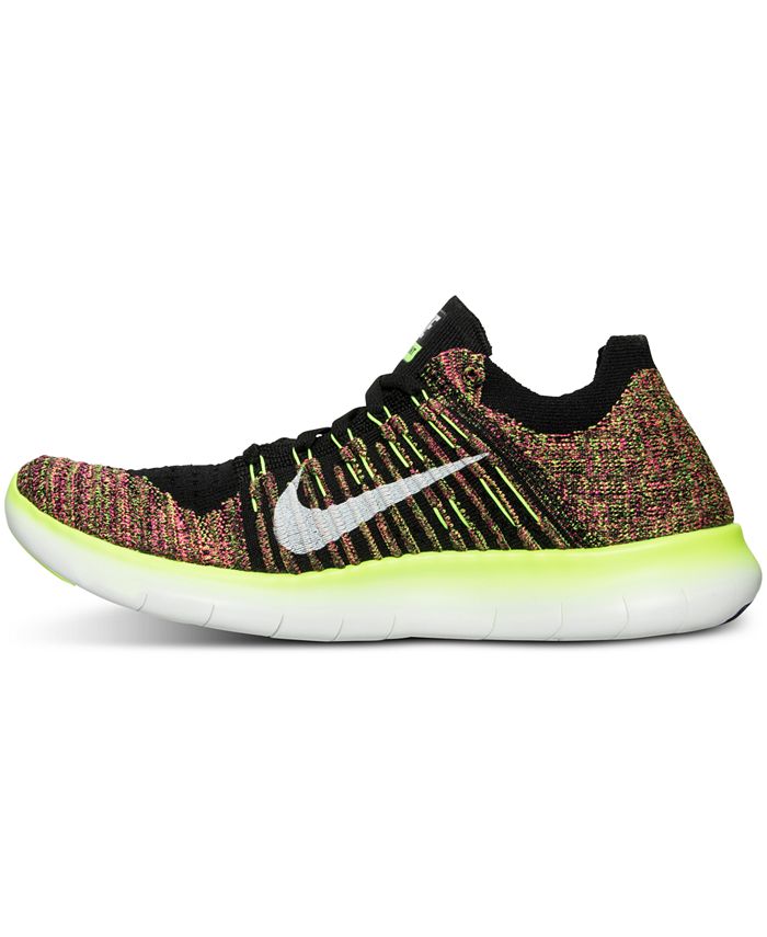 Nike Men's Free Run Flyknit Running Sneakers from Finish Line & Reviews ...