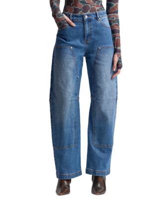 Women's Mid-Rise Curved-Leg Jeans