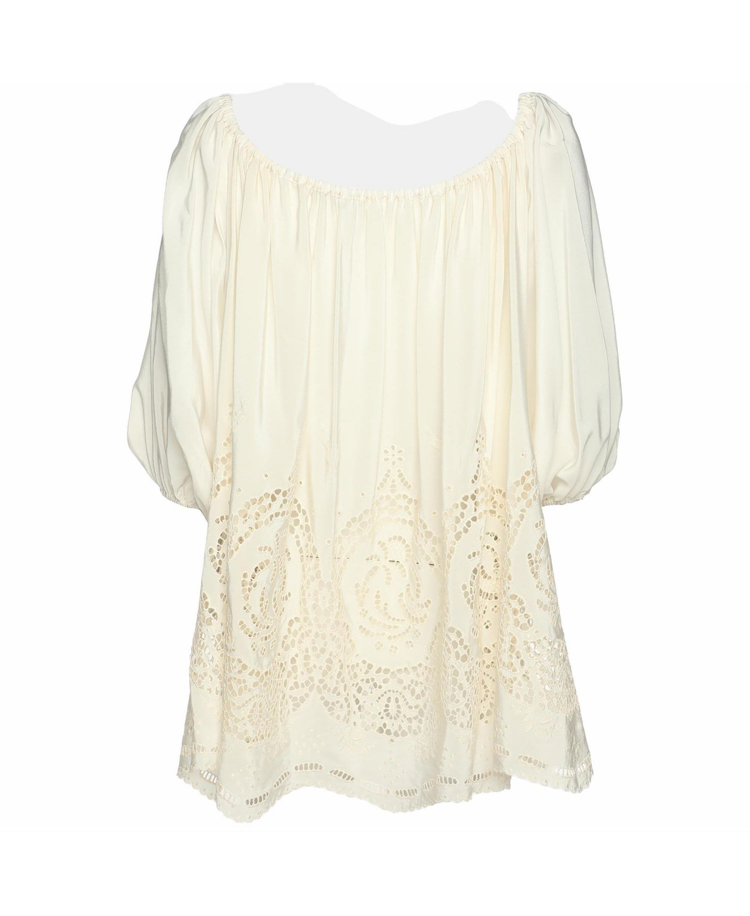 Women's Silk Broderie Anglaise Blouse