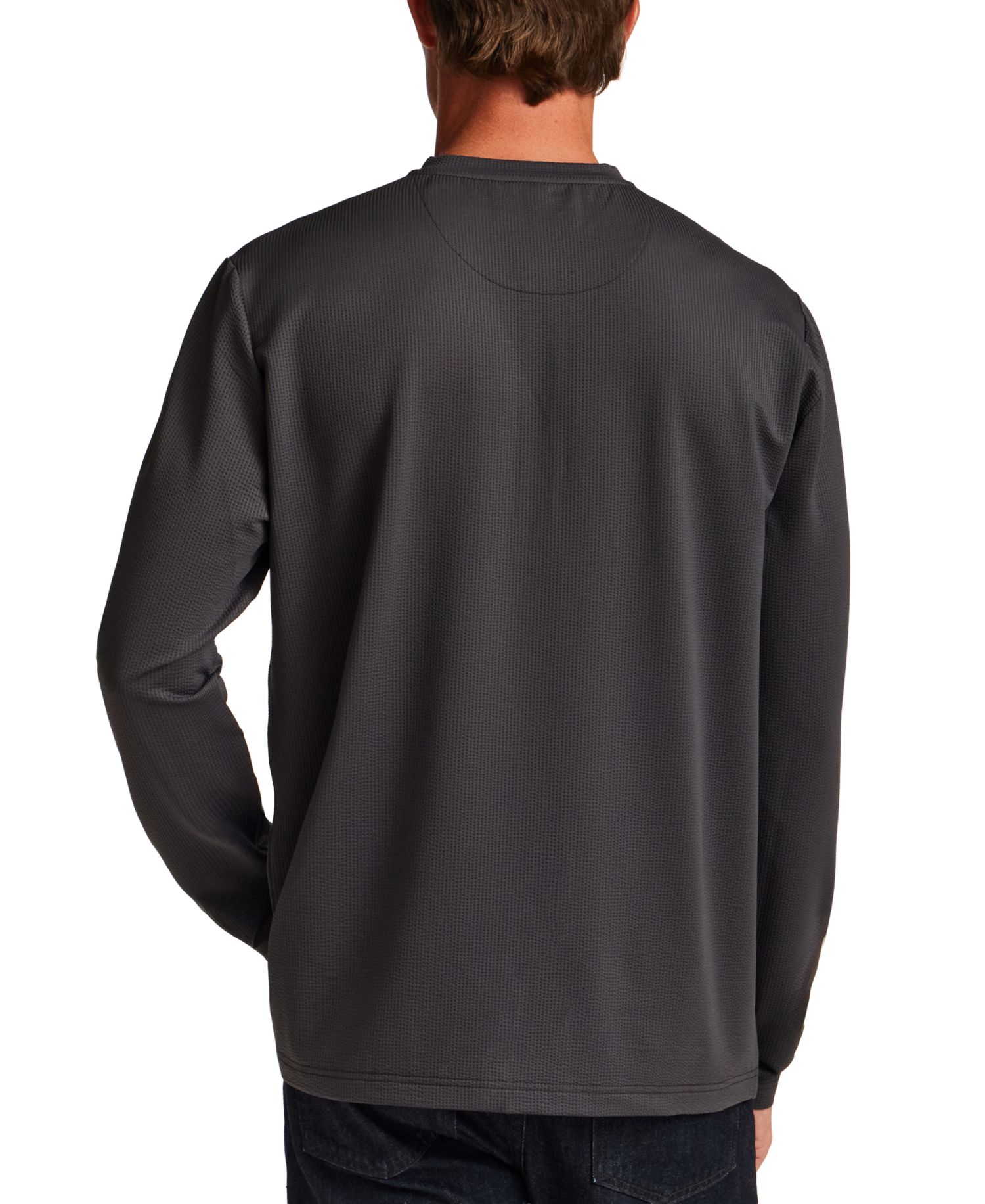 Men's Performance Mini Seersucker Henley T-Shirt