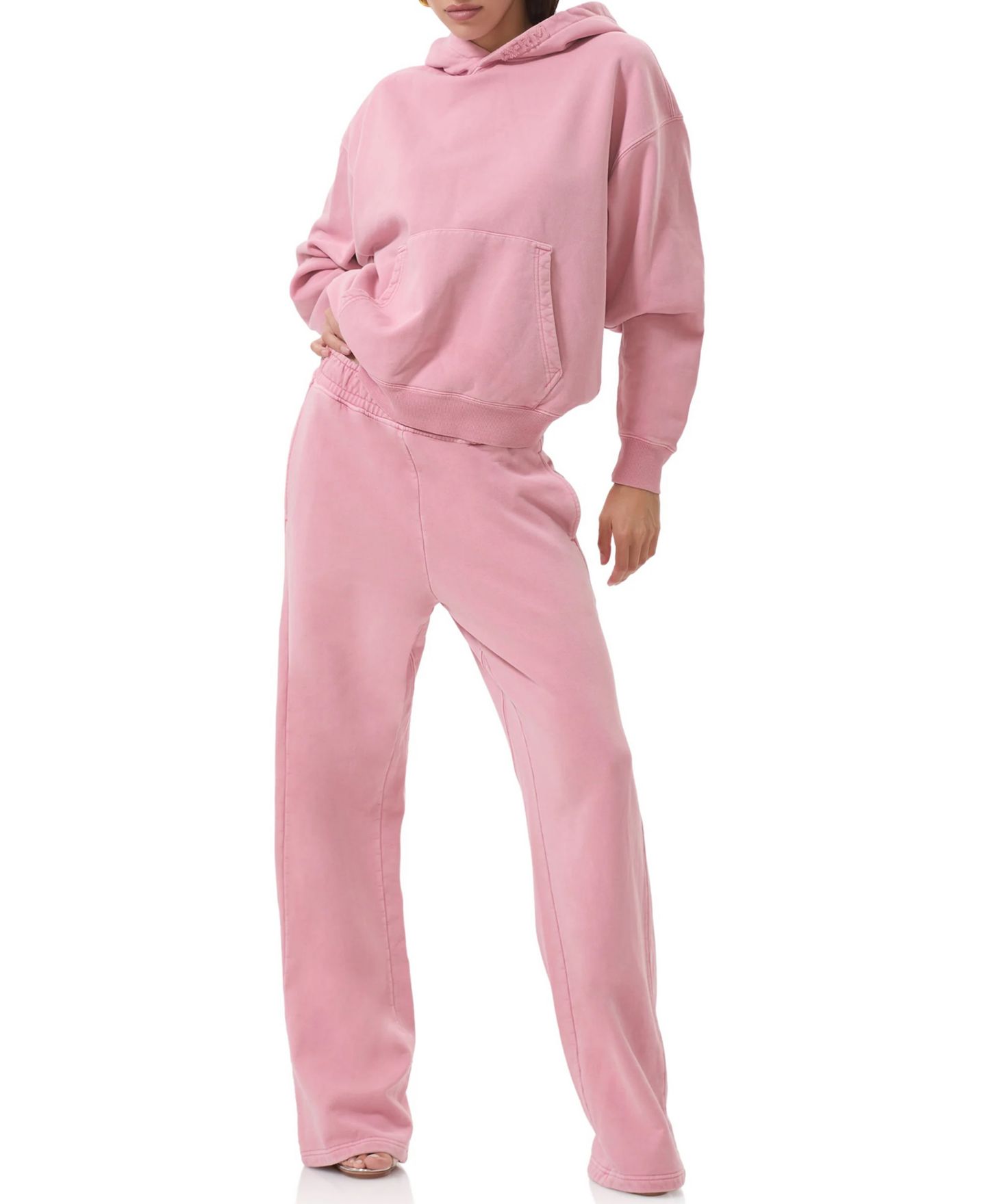 Женское худи AFRM Blake Long-Sleeve Pull-On, цвет: Глиняный розовый — фото 2