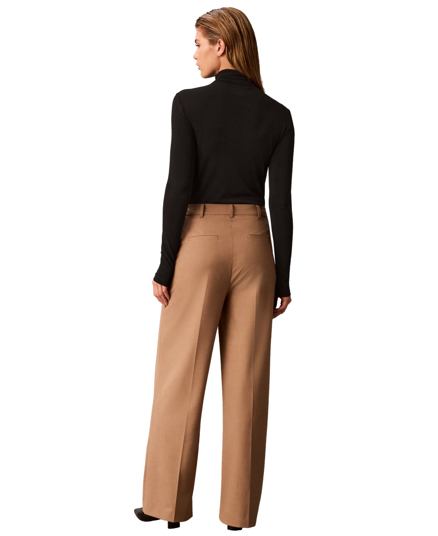 Women's Wide-Leg High-Rise Pants