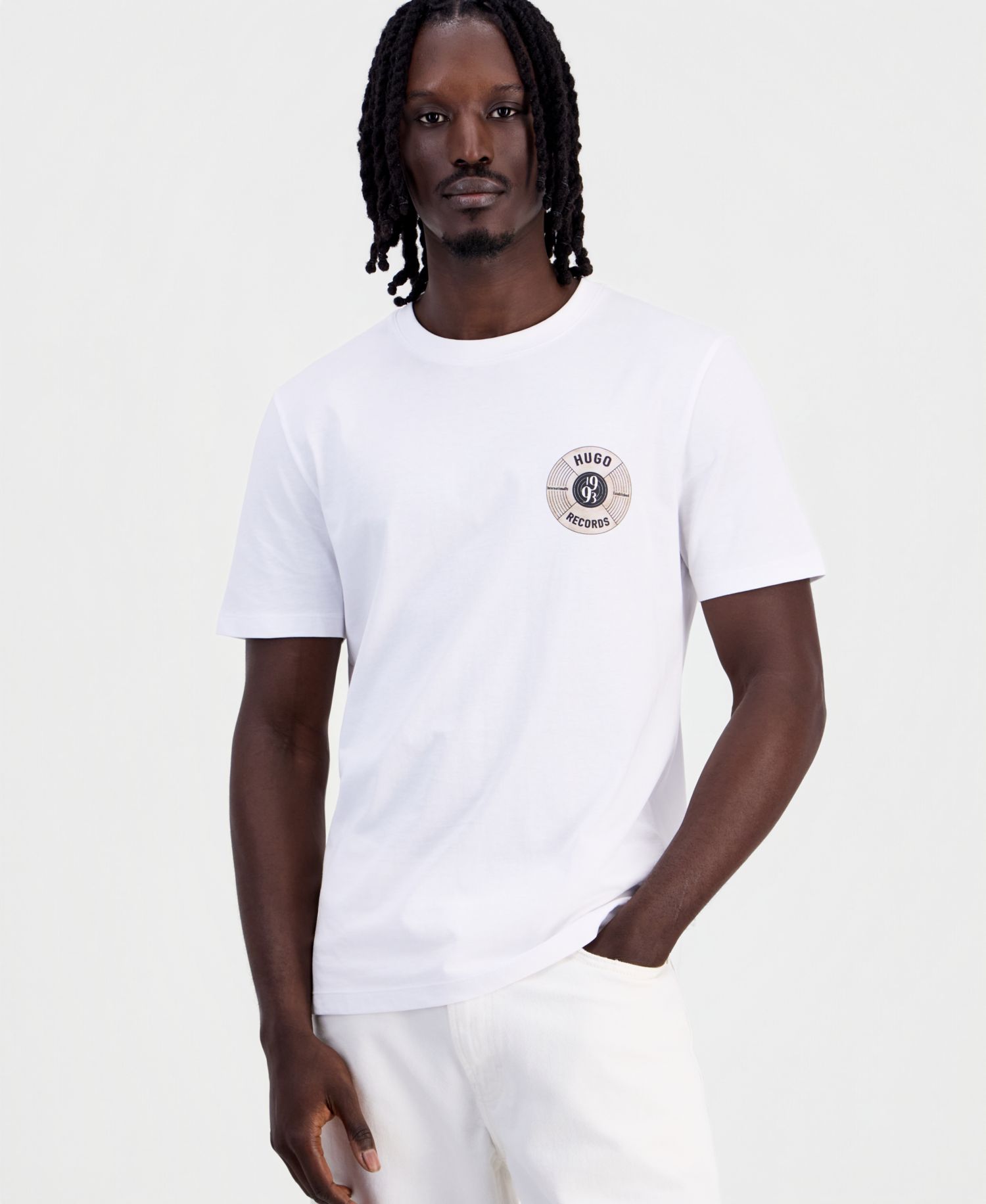 HUGO by Men's Durectee Graphic Crewneck T-Shirt