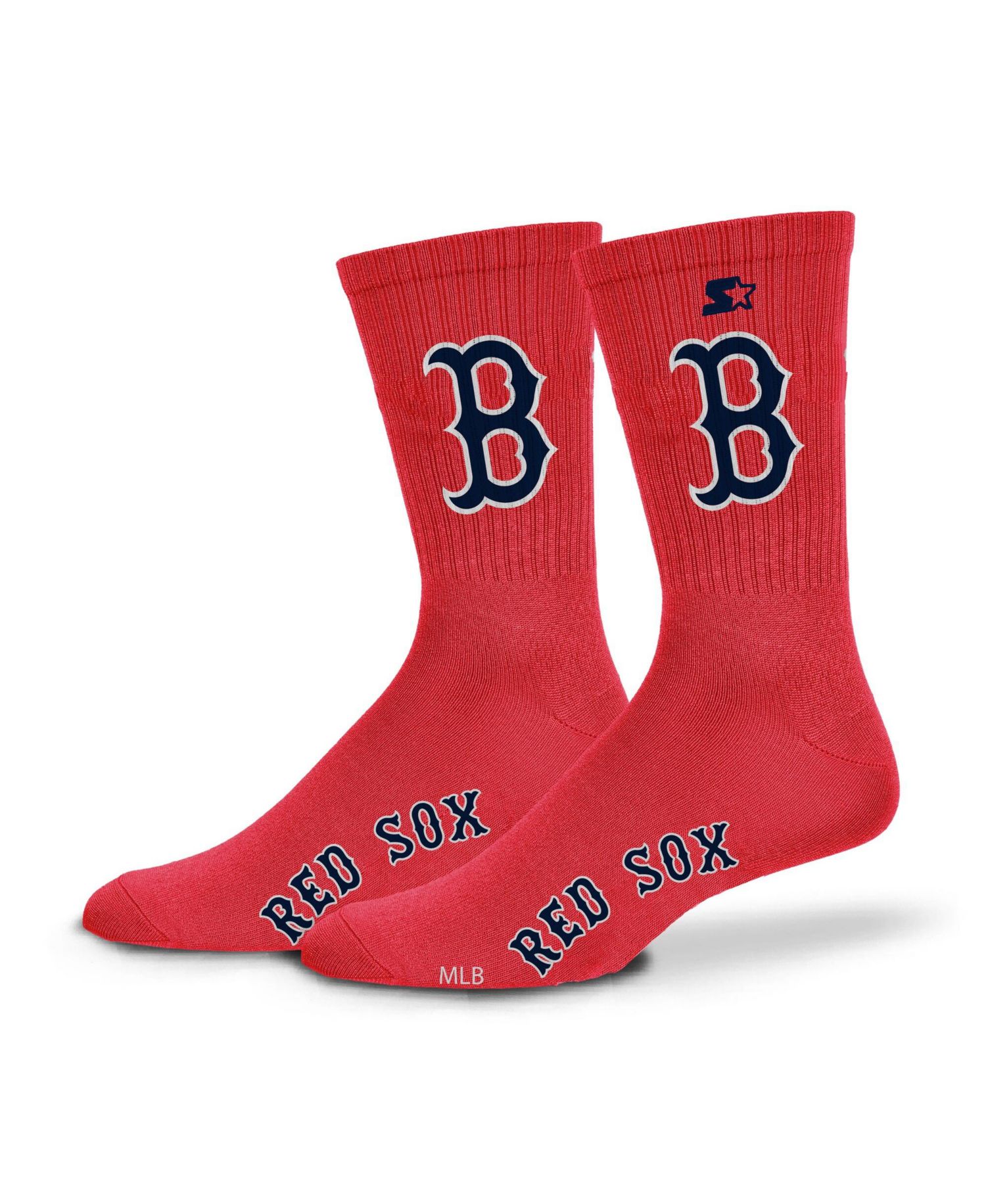 Men's and Women's Red Boston Red Sox Satin Crew Socks