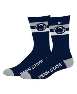 Men's and Women's Penn State Nittany Lions Team Color Two-Stripe Crew Socks