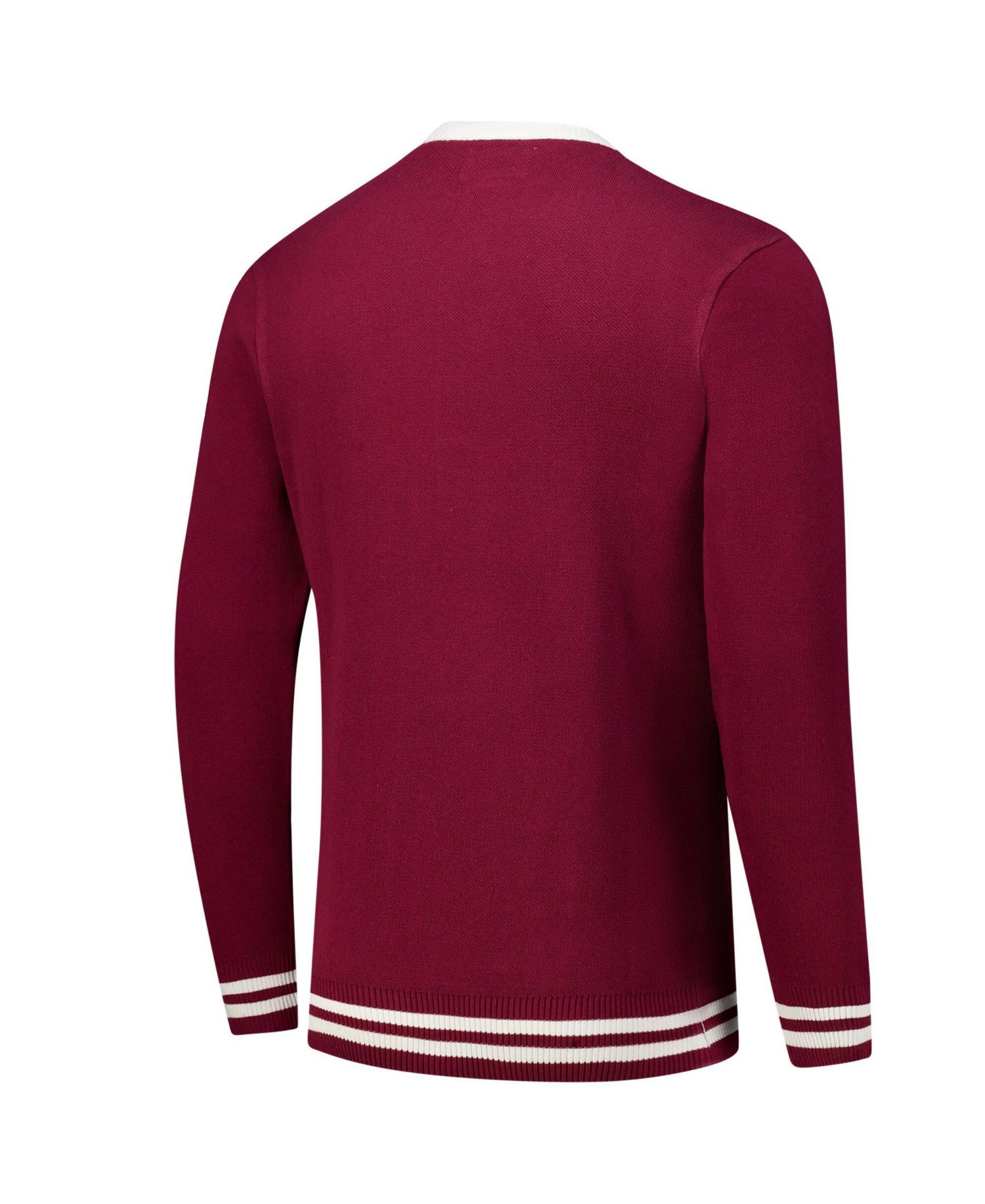Men's and Women's Crimson Harvard Crimson Renew Knit Vintage Pullover Sweater