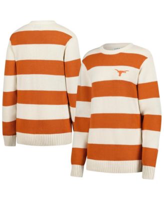 Men's and Women's Cream Texas Longhorns Renew Knit Stadium Sweater