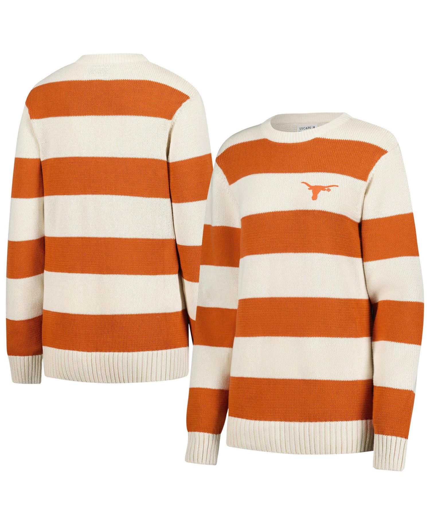 Men's and Women's Cream Texas Longhorns Renew Knit Stadium Sweater
