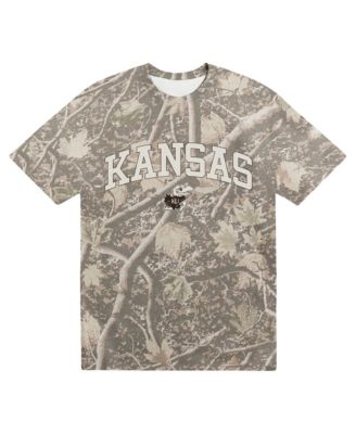 Men's Camo Kansas Jayhawks Back Bay Heavyweight T-Shirt