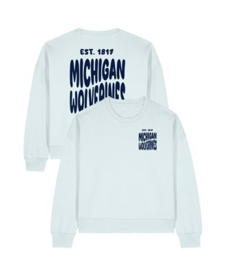 Women's Light Blue Michigan Wolverines Cloud Sweatshirt